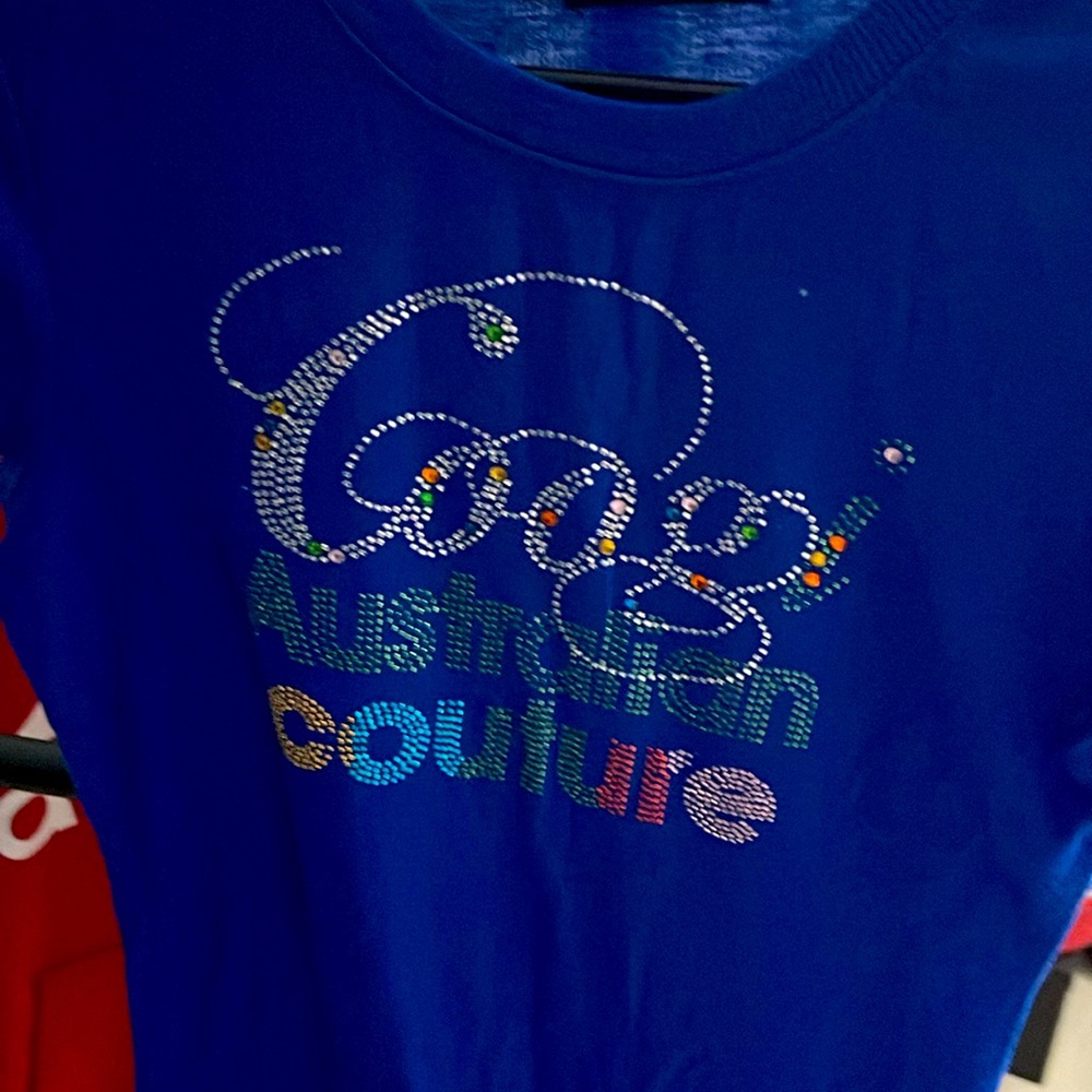 Coogie T shirt women’s royal blue